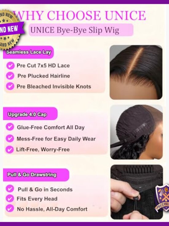 Human Hair Bob Wig 10 Inch Glueless Lace Front 180% Density main image 5